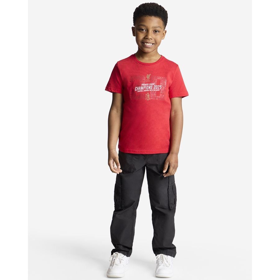 Liverpool T-Shirt EPL Champions 2024/25 - Red Kids-SoccerKits Hub | Buy Soccer Jerseys Online